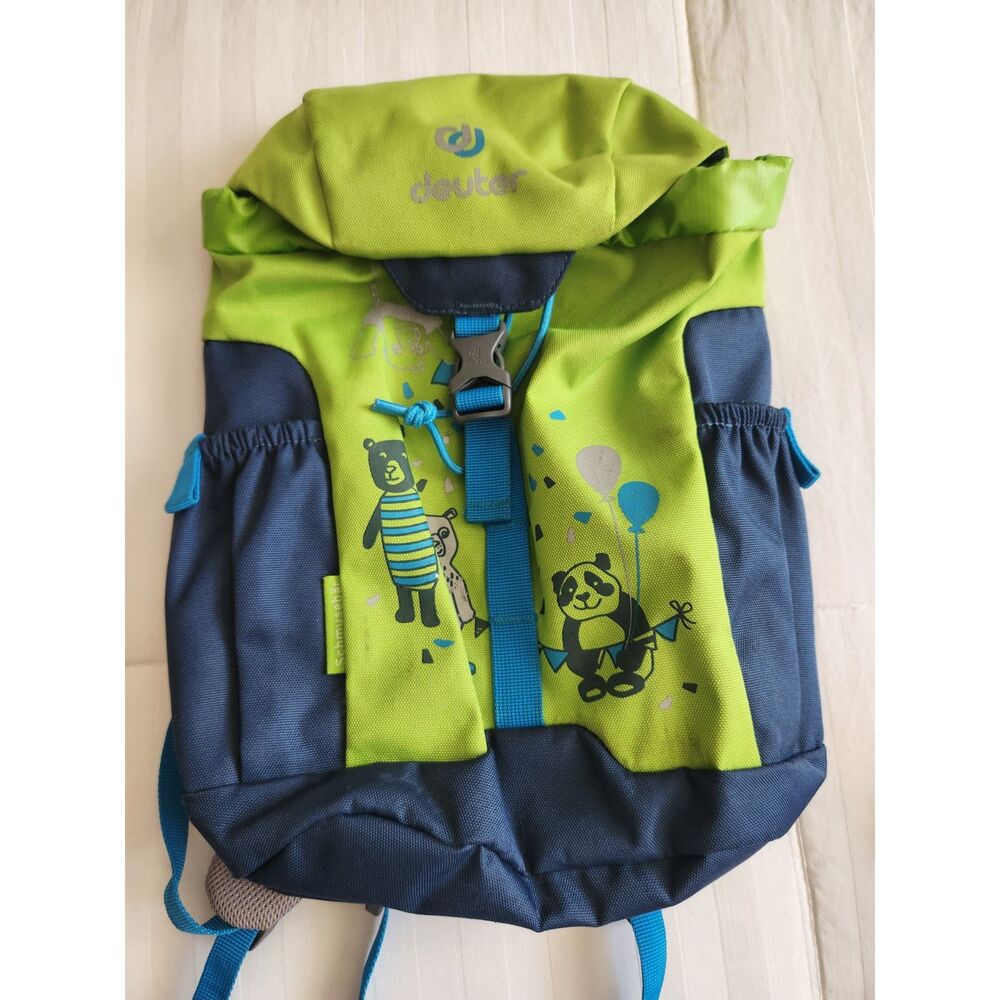 Deuter Kids Backpack Kiwi/Arctic Green & Navy Blue